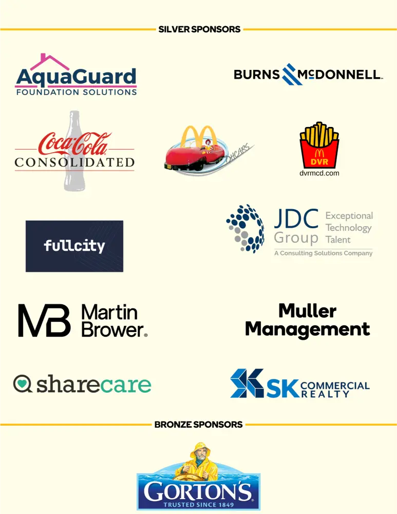 Silver and Bronze sponsors