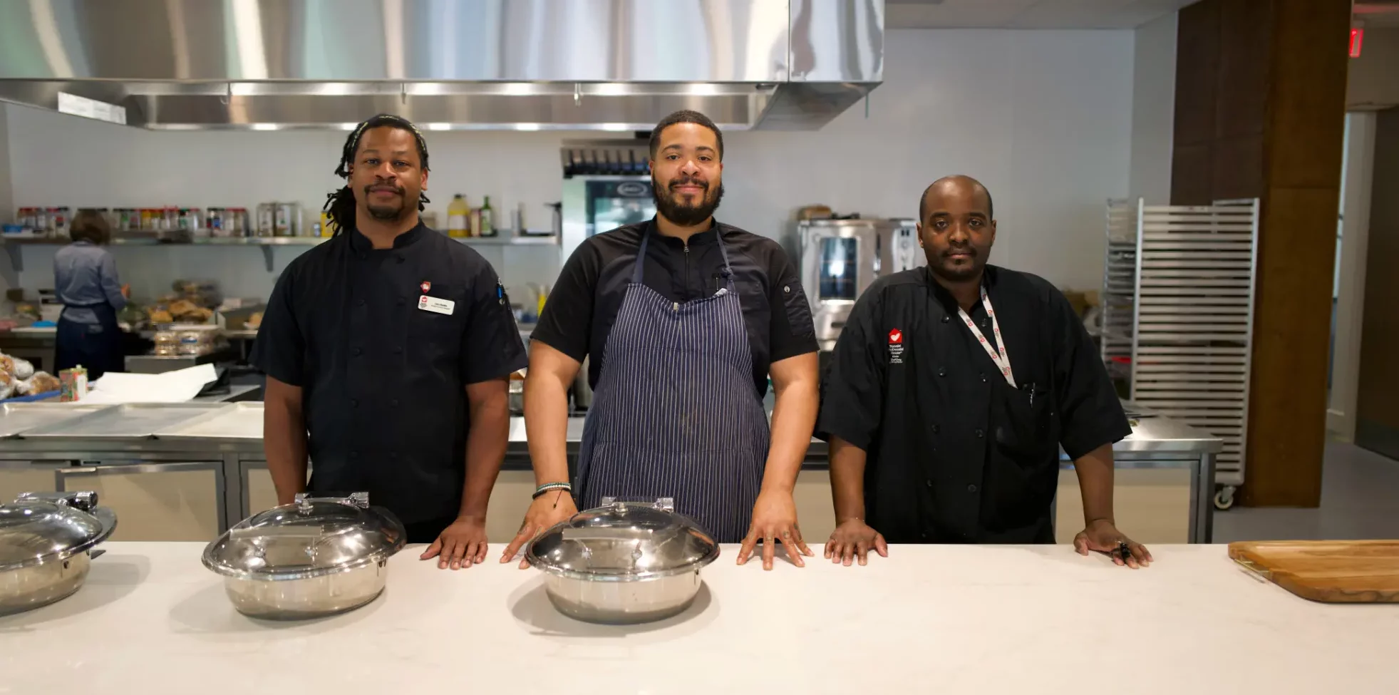 3 chefs standing