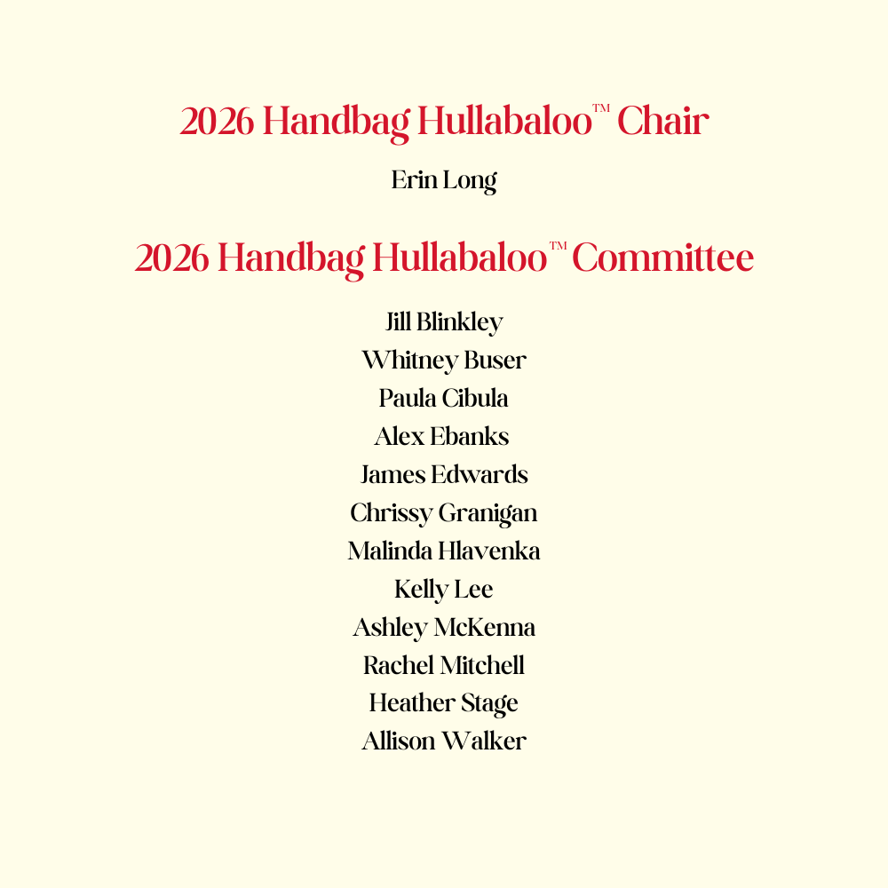 Handbag Hullabaloo Chair and committee