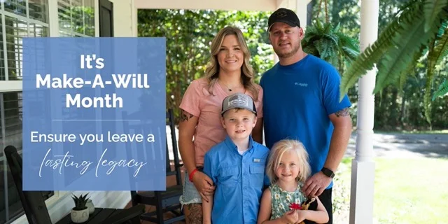 It's Make-a-will month. Ensure you leave a lasting legacy