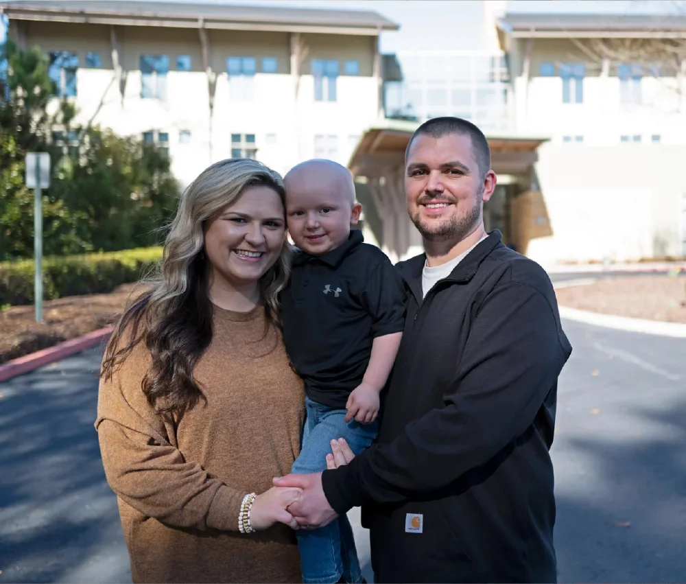Mom and dad with child