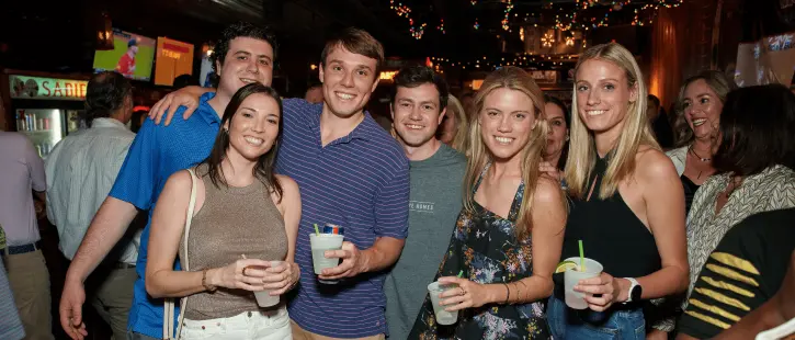 group of people smiling